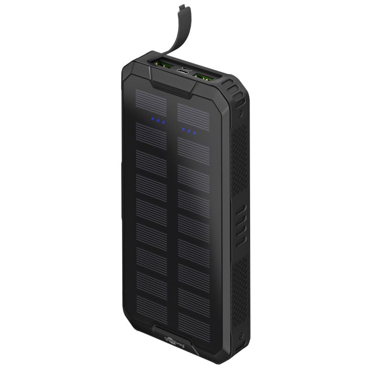 Caricabatterie a Ricarica Solare Rapida 20.000 mAh USB-C™ PD QC3.0 GOOBAY