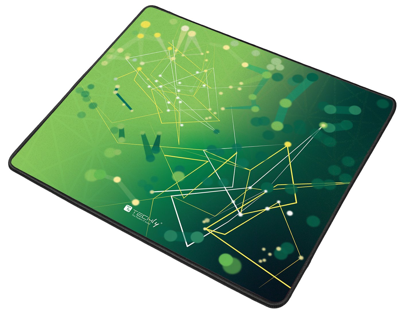 Tappetino Gaming Antiscivolo XL 450 x 400 mm Verde TECHLY