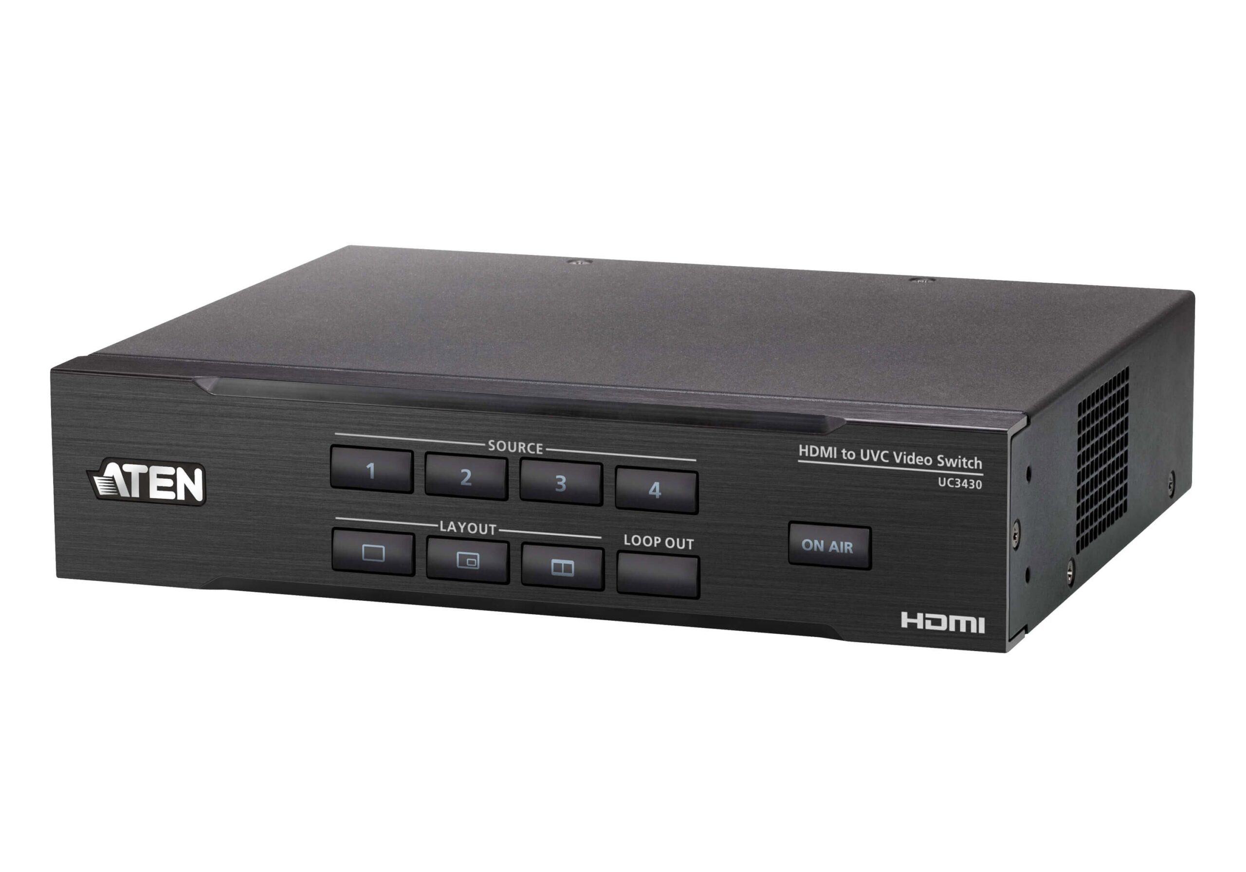 Commutatore Video CAMLIVE™ PRO 4K da HDMI a USB a 4 Ingressi, UC3430 ATEN