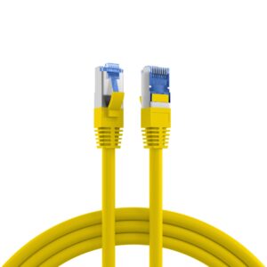 Cavo di Rete Patch in Rame Cat.6A S/FTP TPE Cat.7 Ultraflex Giallo 0,5m OEM