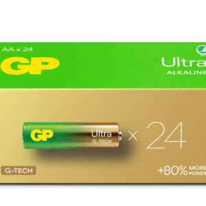 Confezione 24 Batterie GP Ultra Alcalina Stilo AA 15AU/LR6 GP BATTERIES