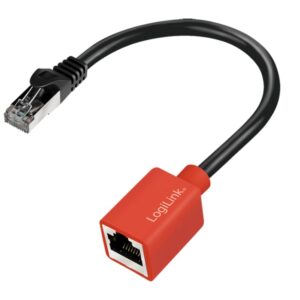 Adattatore RJ45 Cat.6A Classe EA Break Away Protezione Antistrappo 20cm LOGILINK