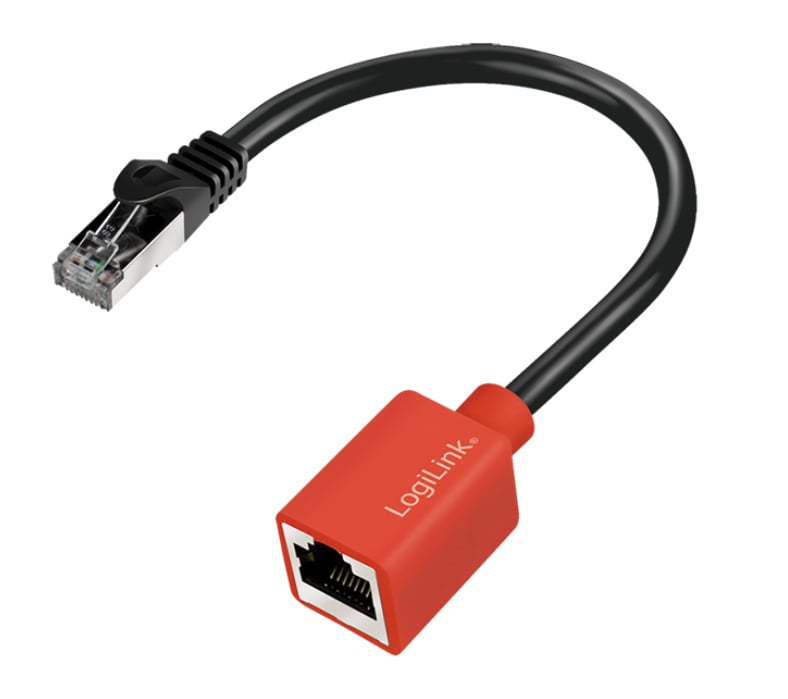Adattatore RJ45 Cat.6A Classe EA Break Away Protezione Antistrappo 20cm LOGILINK