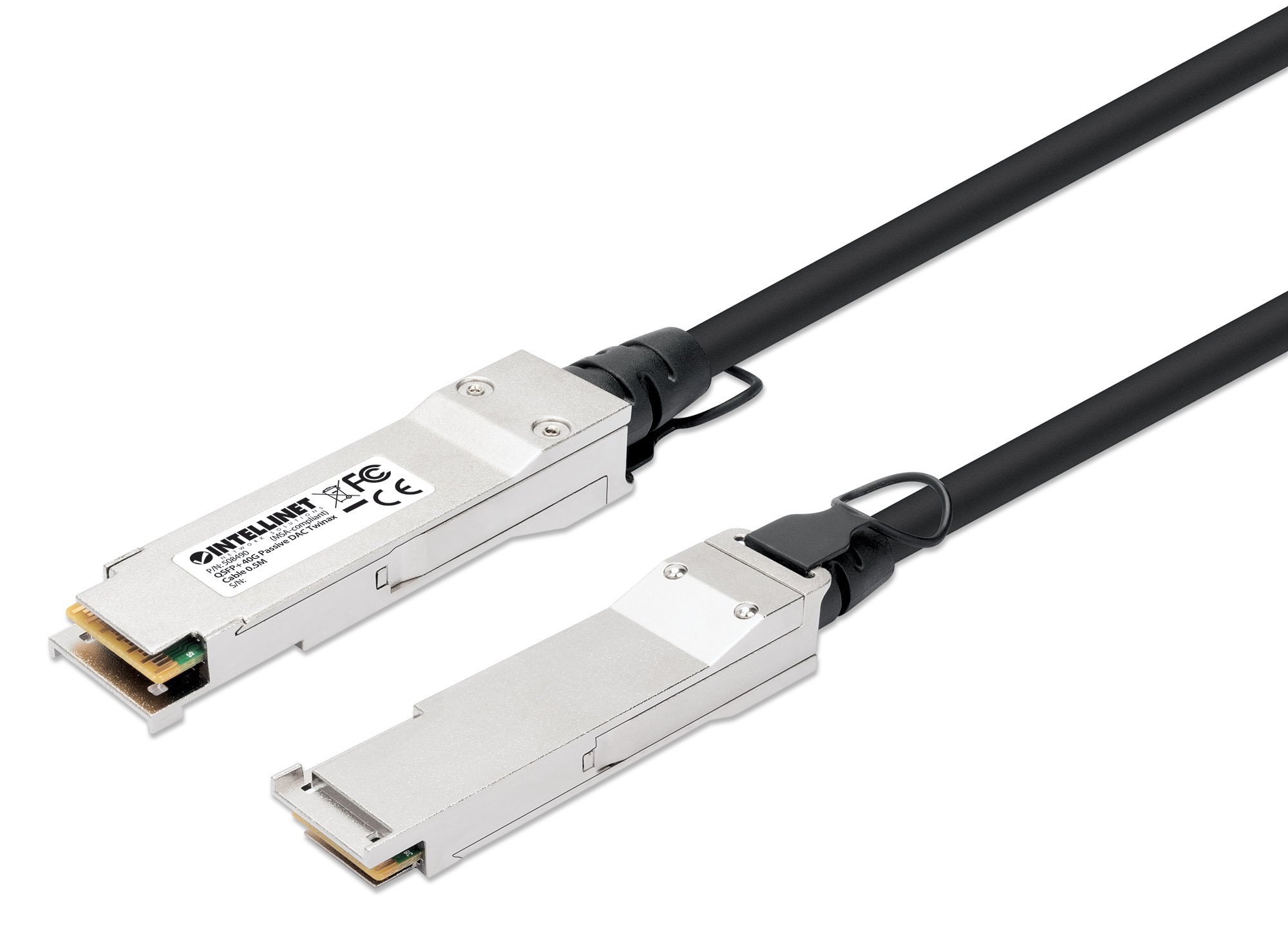 Cavo in Rame Twinax DAC Passivo QSFP+ 40G 2m INTELLINET