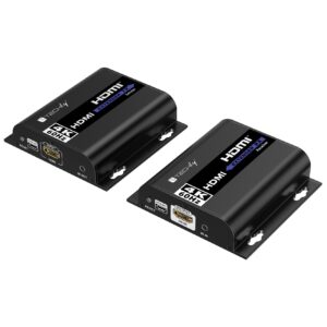 Extender HDMI 4K@60Hz con IR su Cavo Cat.6 fino a 120m TECHLY