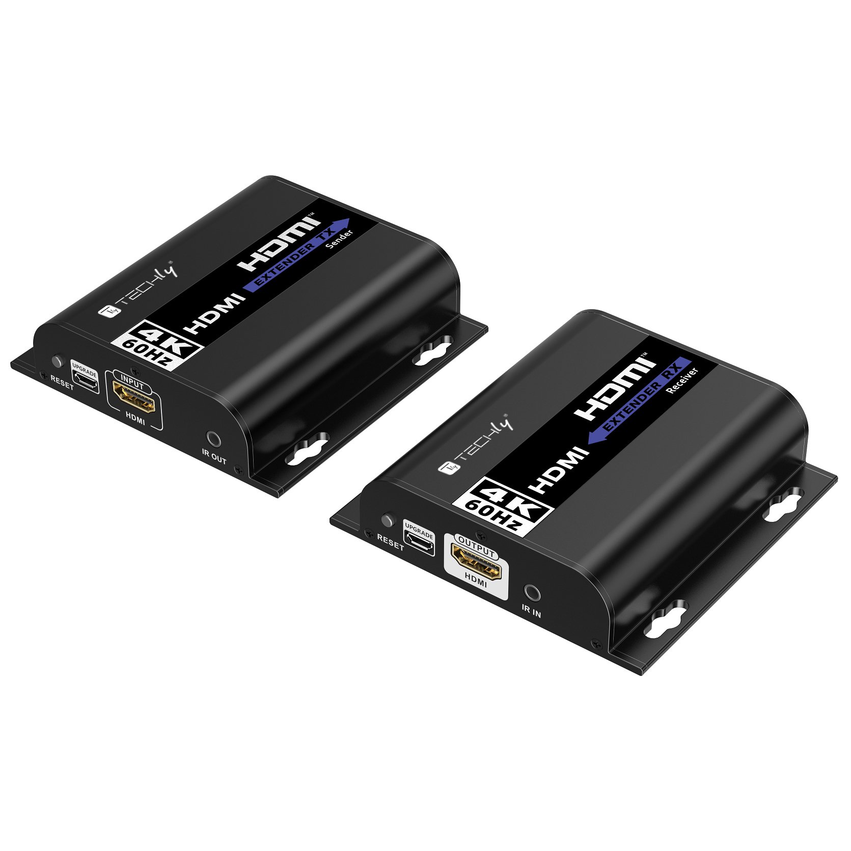 Extender HDMI 4K@60Hz con IR su Cavo Cat.6 fino a 120m TECHLY