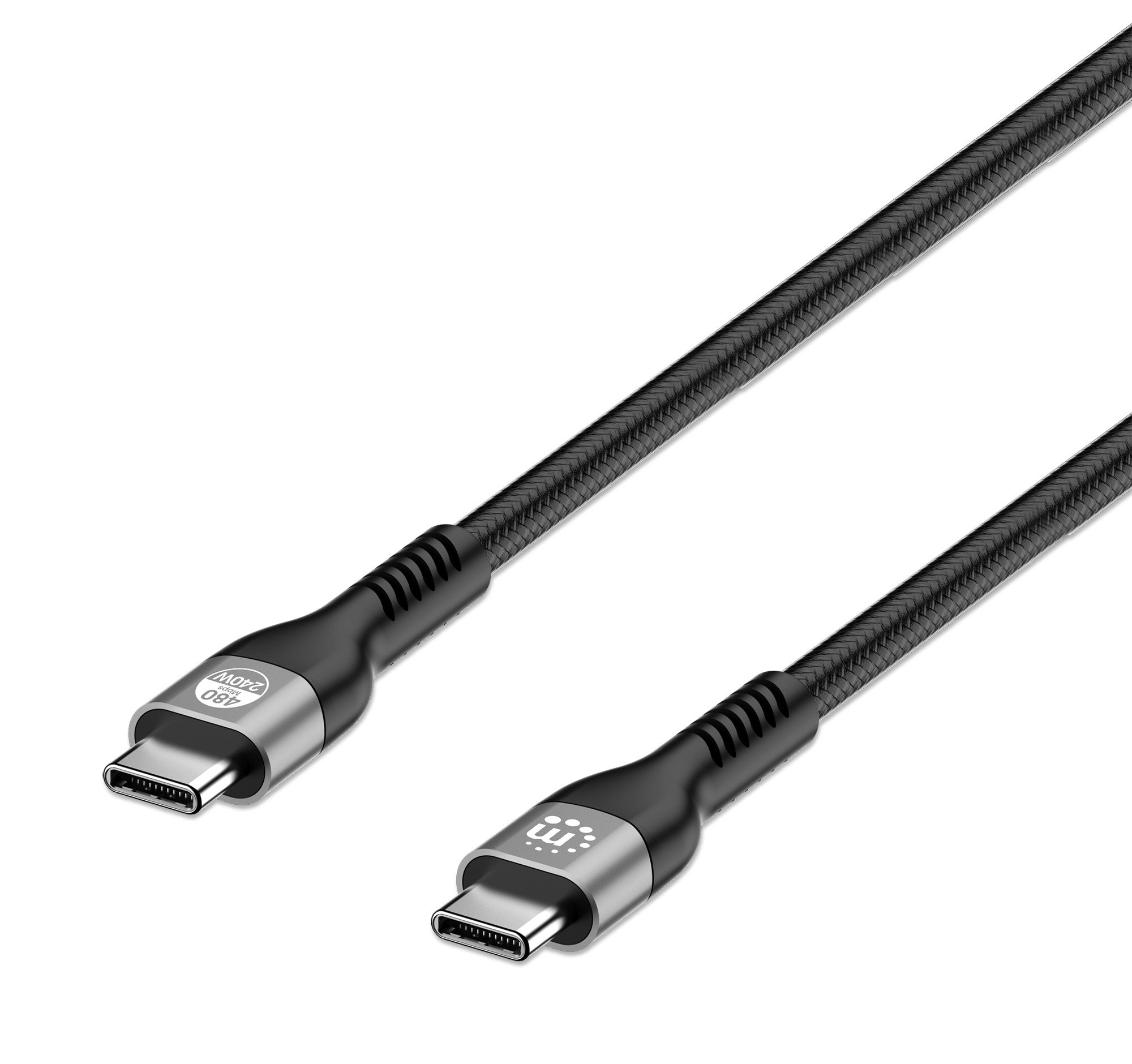 Cavo USB 2.0 EPR USB-C™ M/M 240W PD 3.1 e-Mark 2m MANHATTAN
