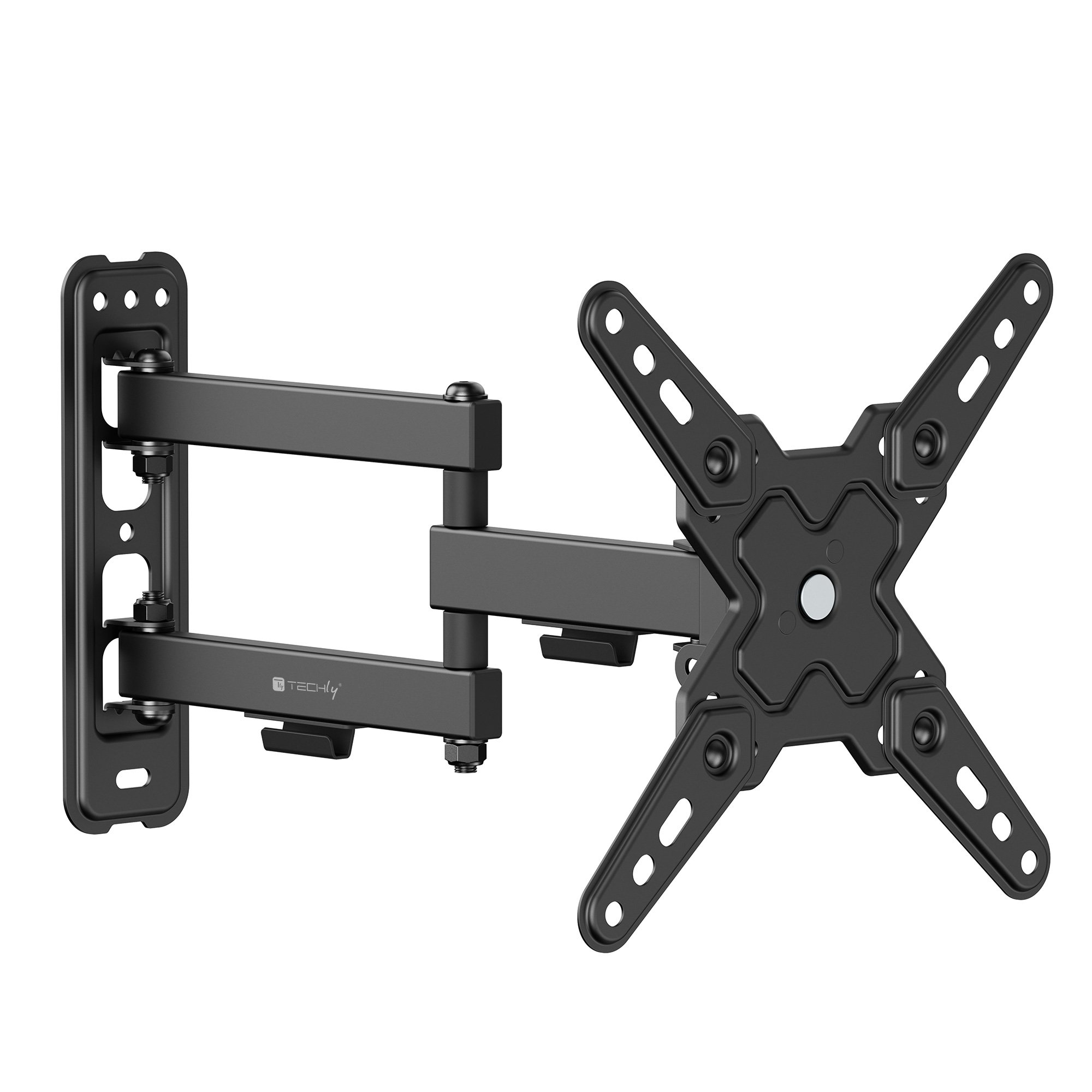 Supporto a Muro Universale 3 Snodi per TV LED-LCD 13-42'' Nero TECHLY
