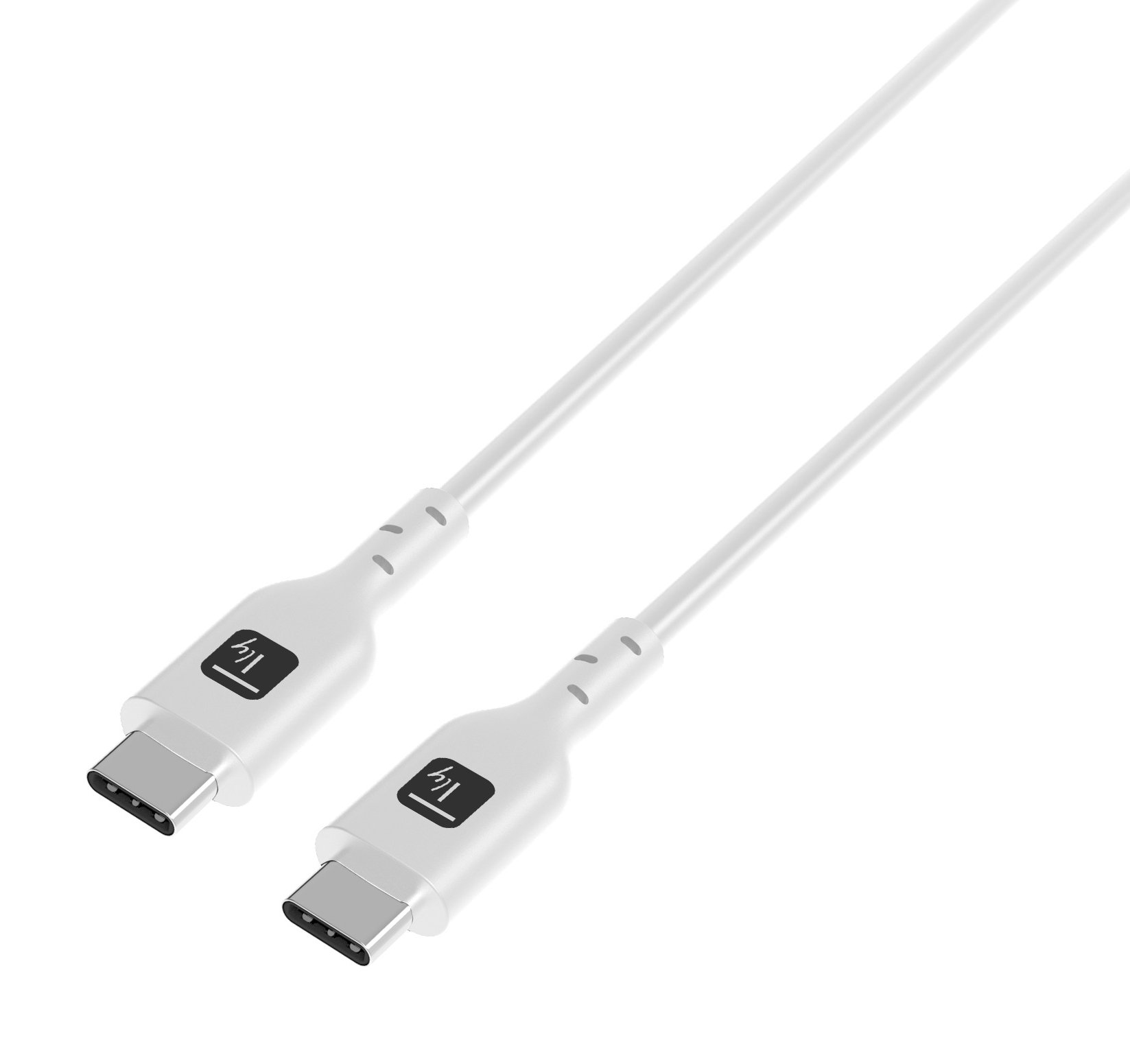 Cavo USB-C™ M/M E-Mark USB 2.0 240W PD 2m Bianco TECHLY