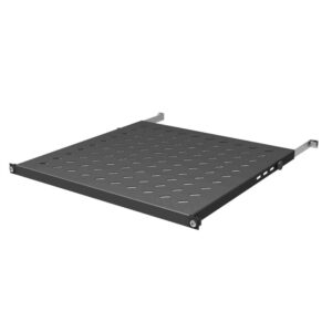 Mensola per Rack 19'' 350-450 mm 0.5U Nero 4 Punti OEM