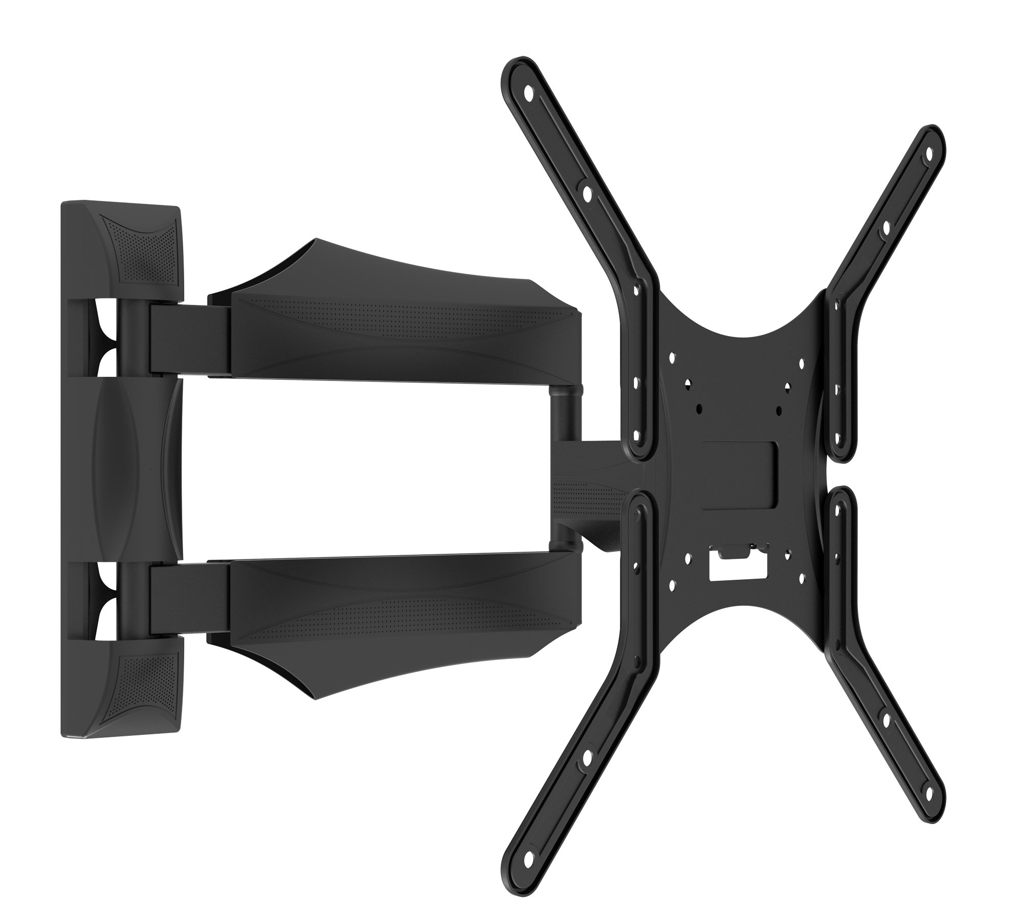 Supporto a Muro Slim per TV LED LCD 25-52'' Full Motion Nero TECHLY