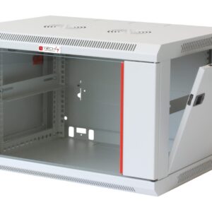 Armadio Rack 19'' a muro 12 unità sezione unica prof. 600mm Grigio TECHLY PROFESSIONAL
